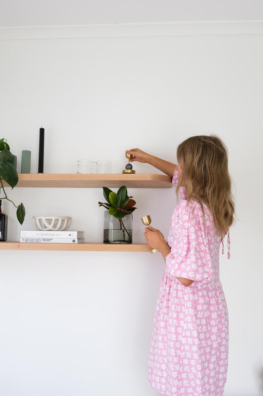Elevate Your Space with Solid Hardwood Timber Shelves: A Natural Choice for Organic Beauty and Durability