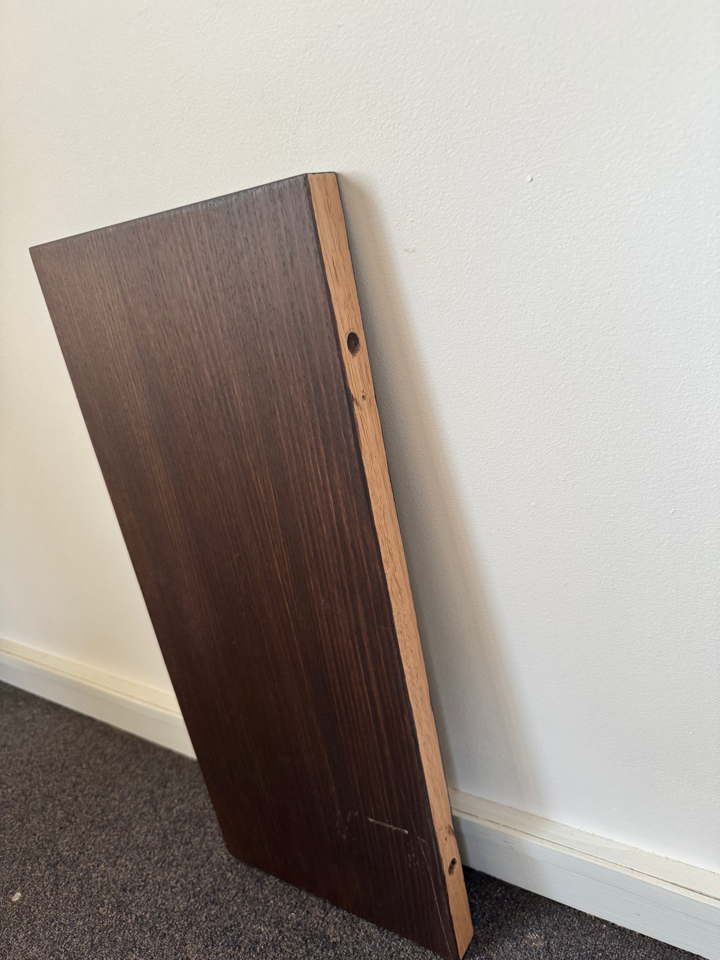 Floating Shelf in Walnut stain - 285mm x 660mm - warehouse sale