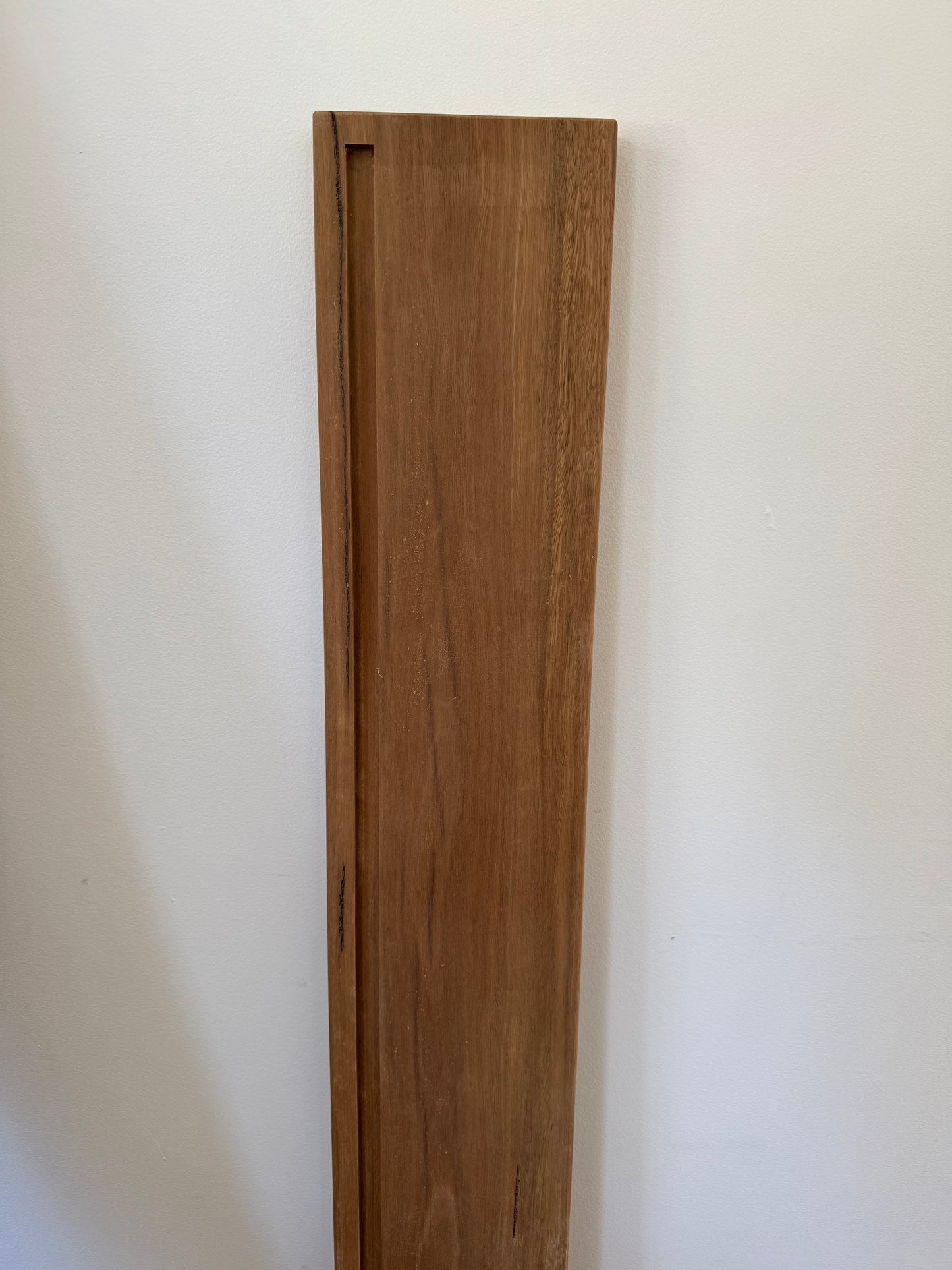 Floating Shelf in Spotted Gum - 185mm x 1360mm rebated - warehouse sale