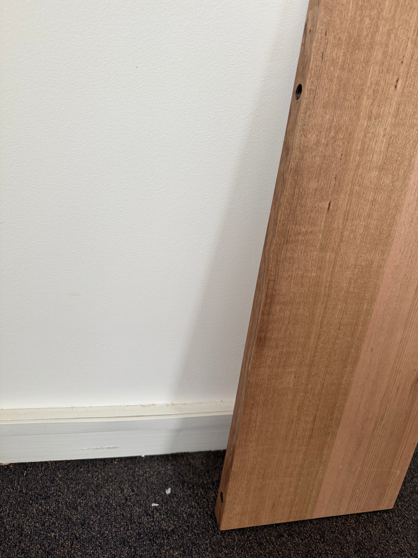 Curved Floating Shelf in Tasmanian Oak - 285mm x 700mm - warehouse sale