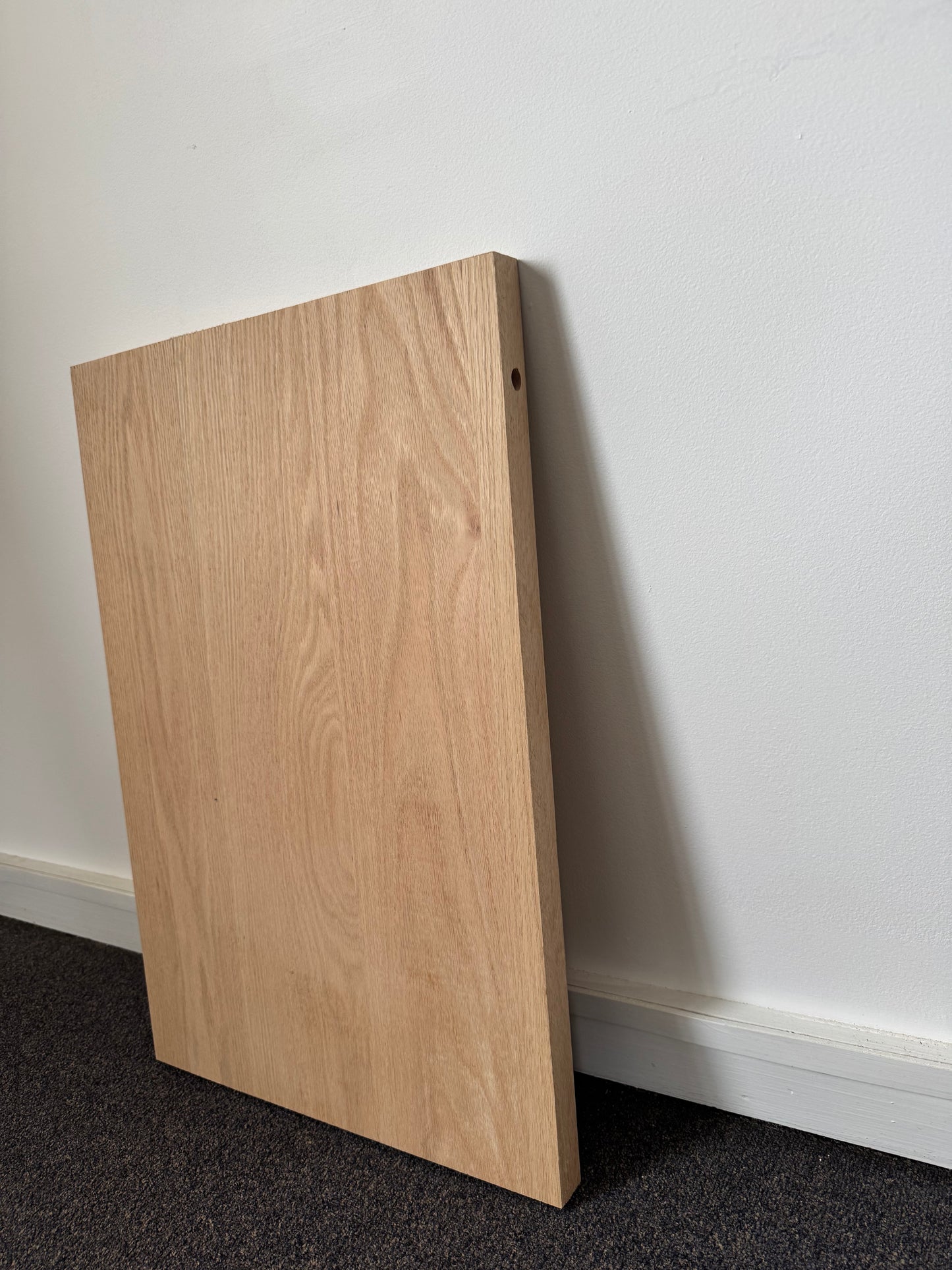 Floating Desk in Blonde Oak - 450mm x 670mm - warehouse sale