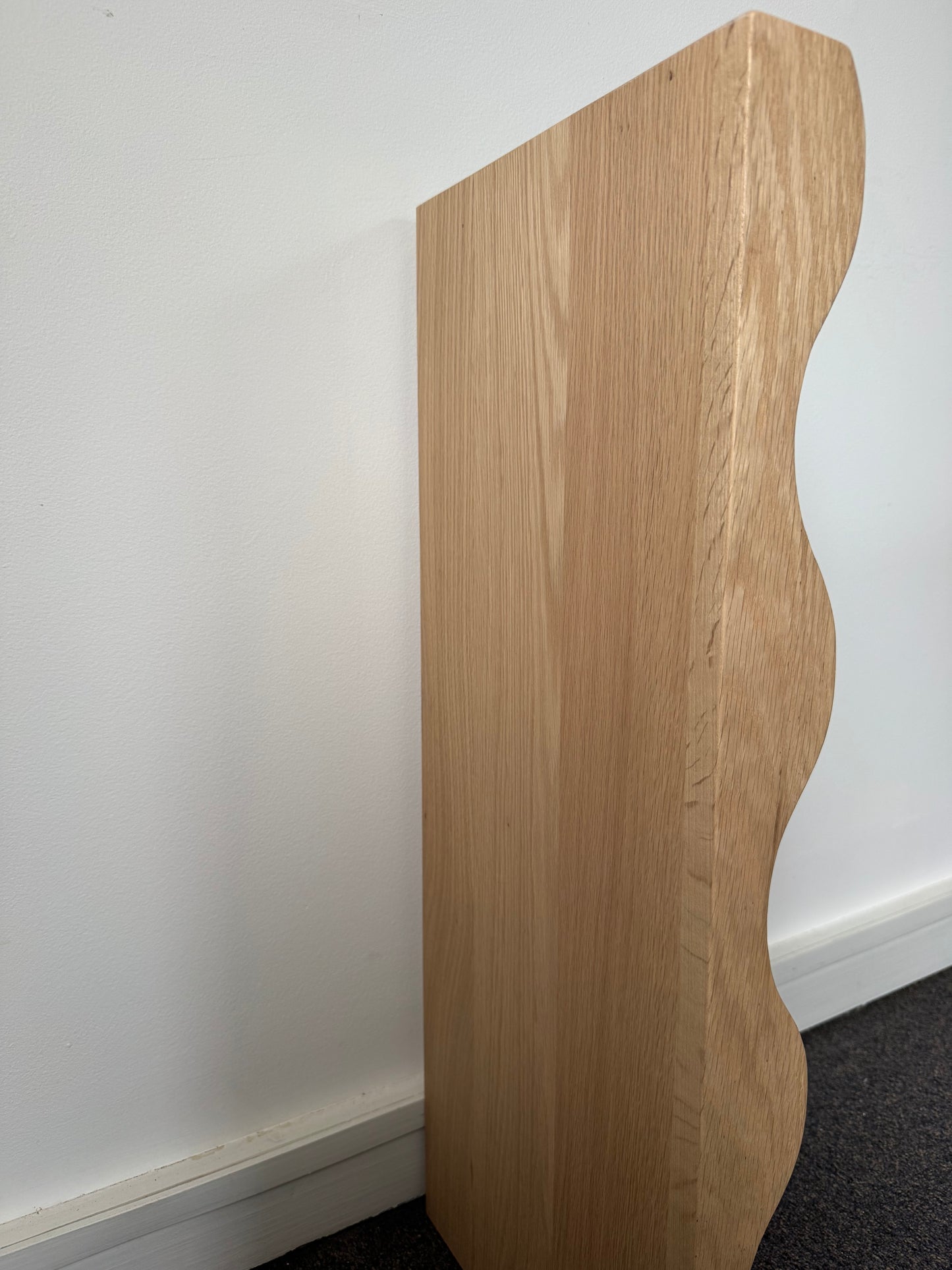 Wave Floating Shelf in American Oak - 290mm x 715mm - warehouse sale