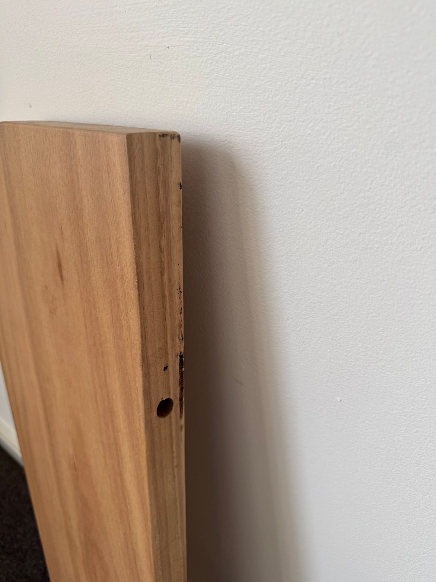 Curved Floating Shelf in Blackbutt - 285mm x 800mm - warehouse sale