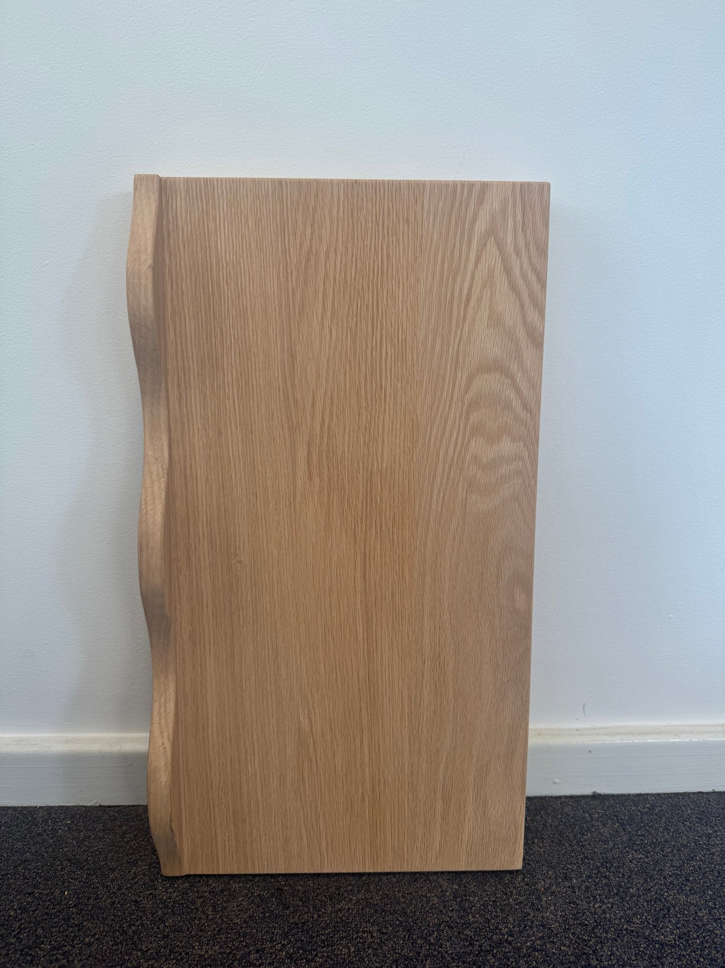 Wave Floating Shelf in American Oak - 285mm x 560mm - warehouse sale