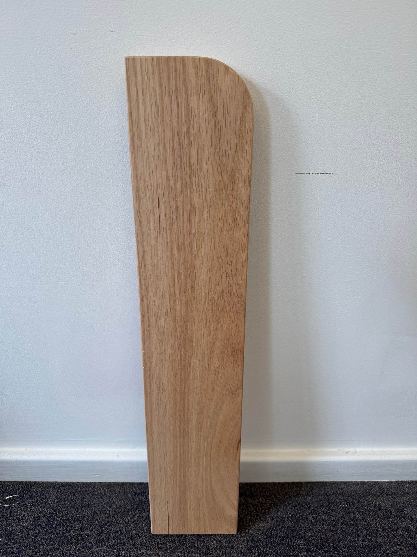 Curved Floating Shelf in Tasmanian Oak (one end curved) - 140mm x 700mm - warehouse sale (Copy)