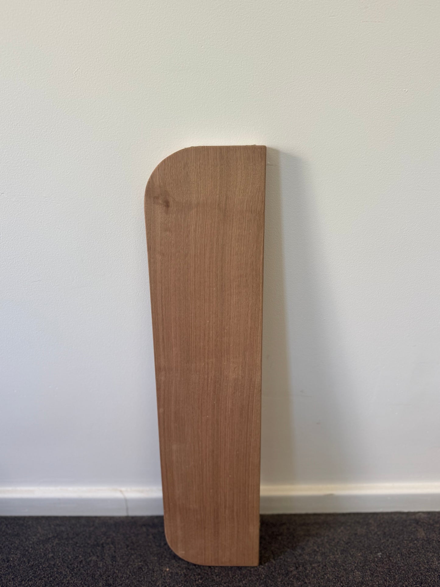 Curved Floating Shelf in Tasmanian Oak - 185mm x 800mm - warehouse sale