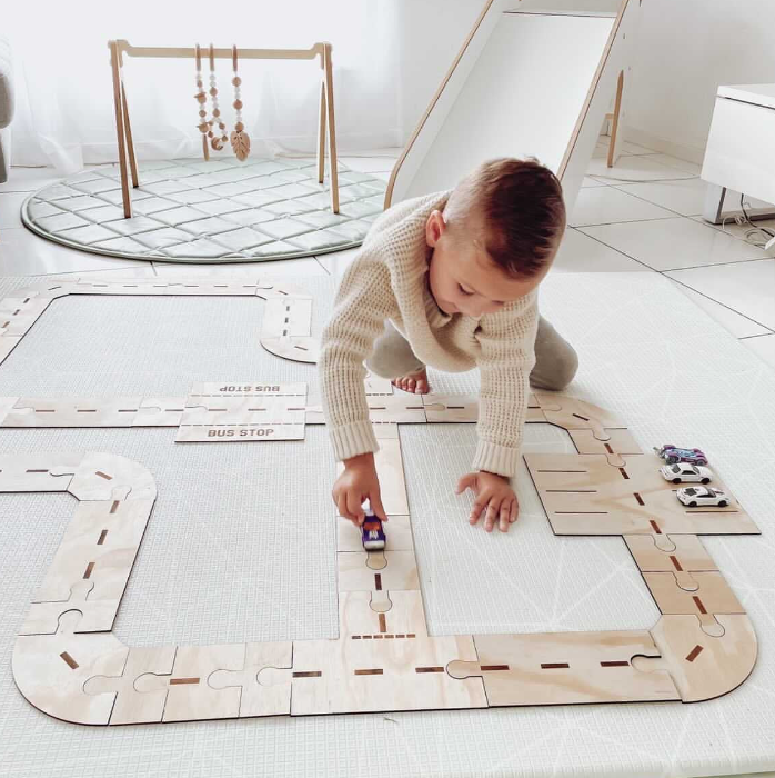 Wooden Road Set