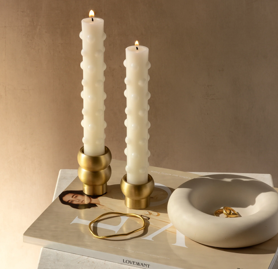 Figure I Brass Candle Holder