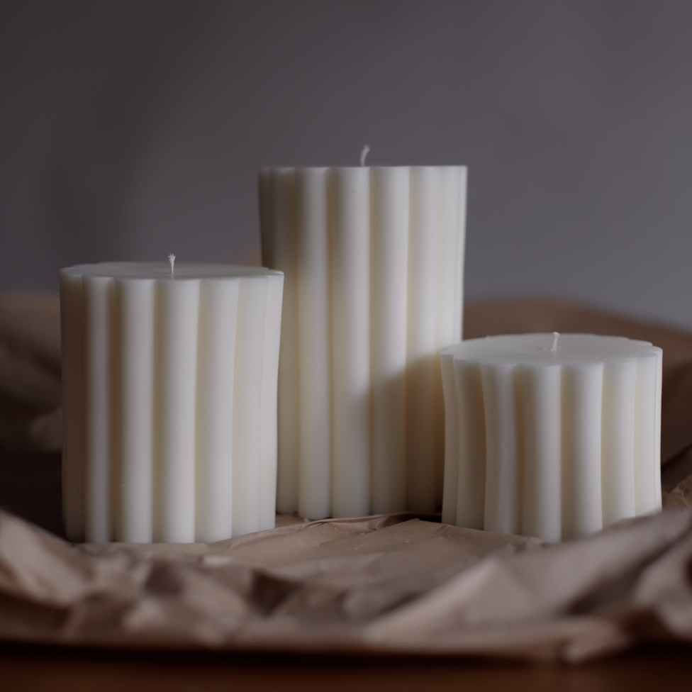 Rosa Pillar Candle