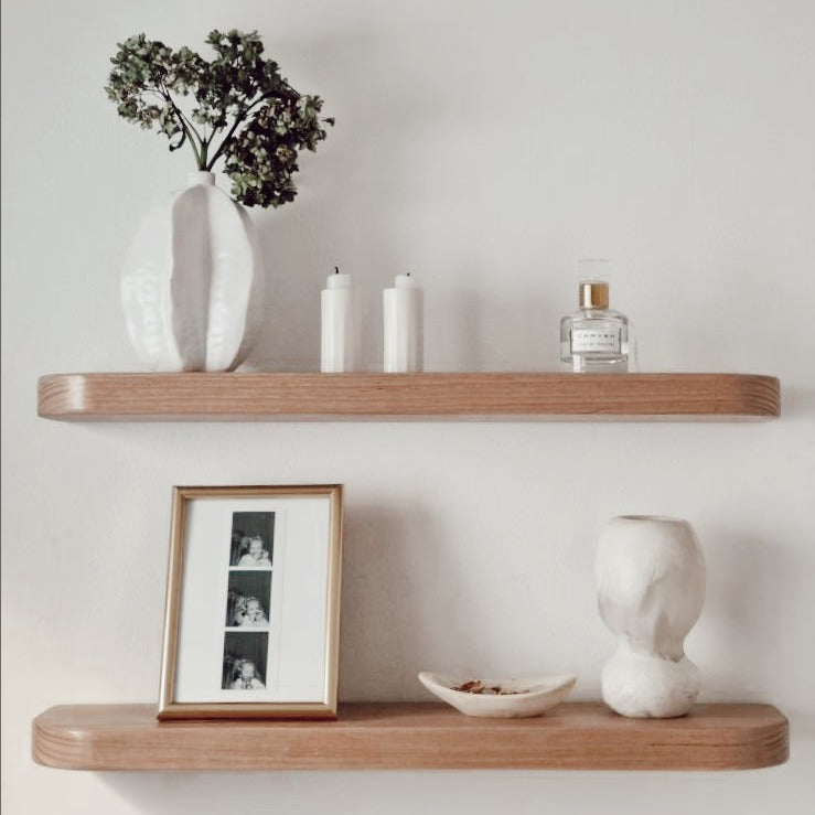 Curved Floating Shelf
