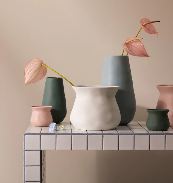Tubby Vase Snow (L)