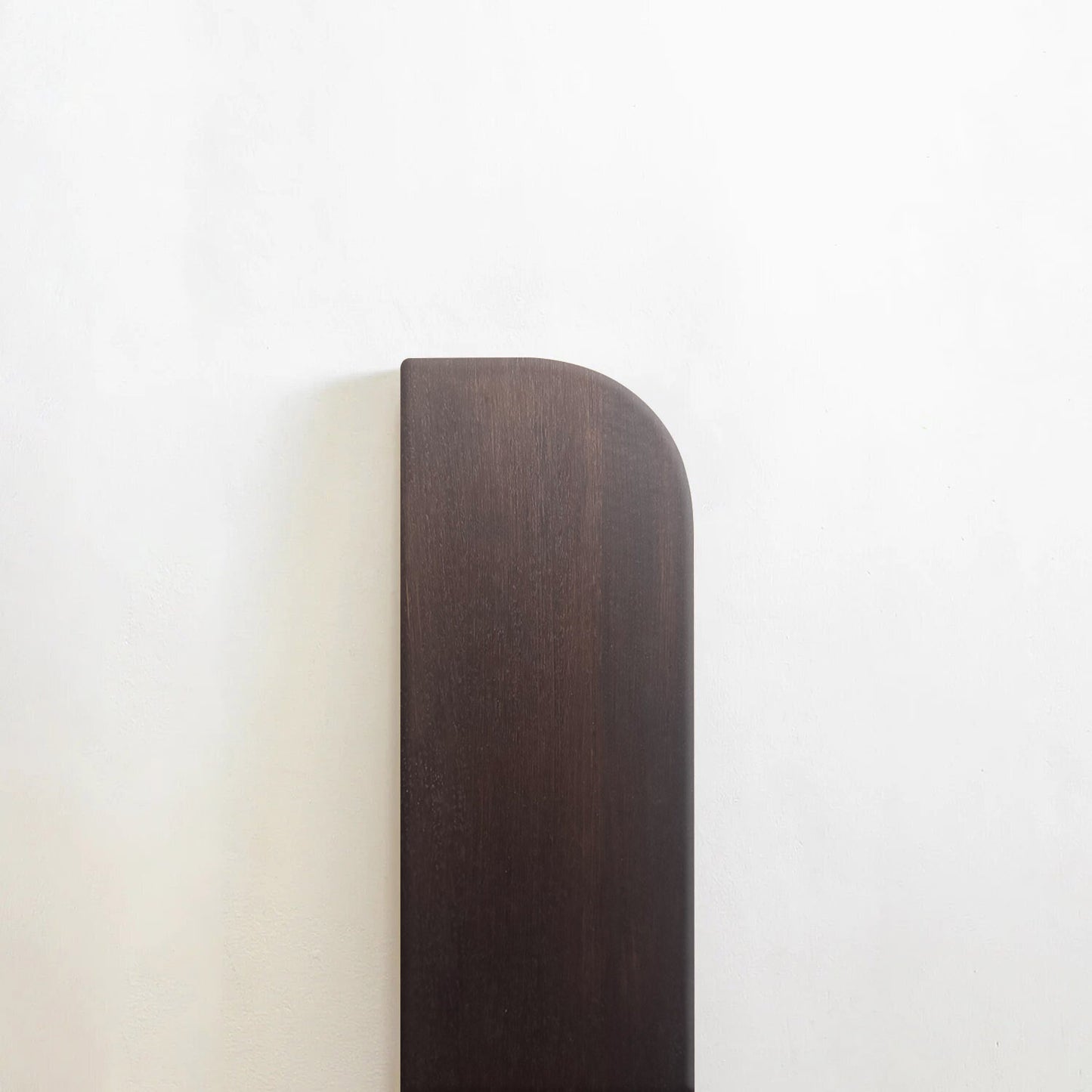 Curved Floating Shelf (Walnut stain)