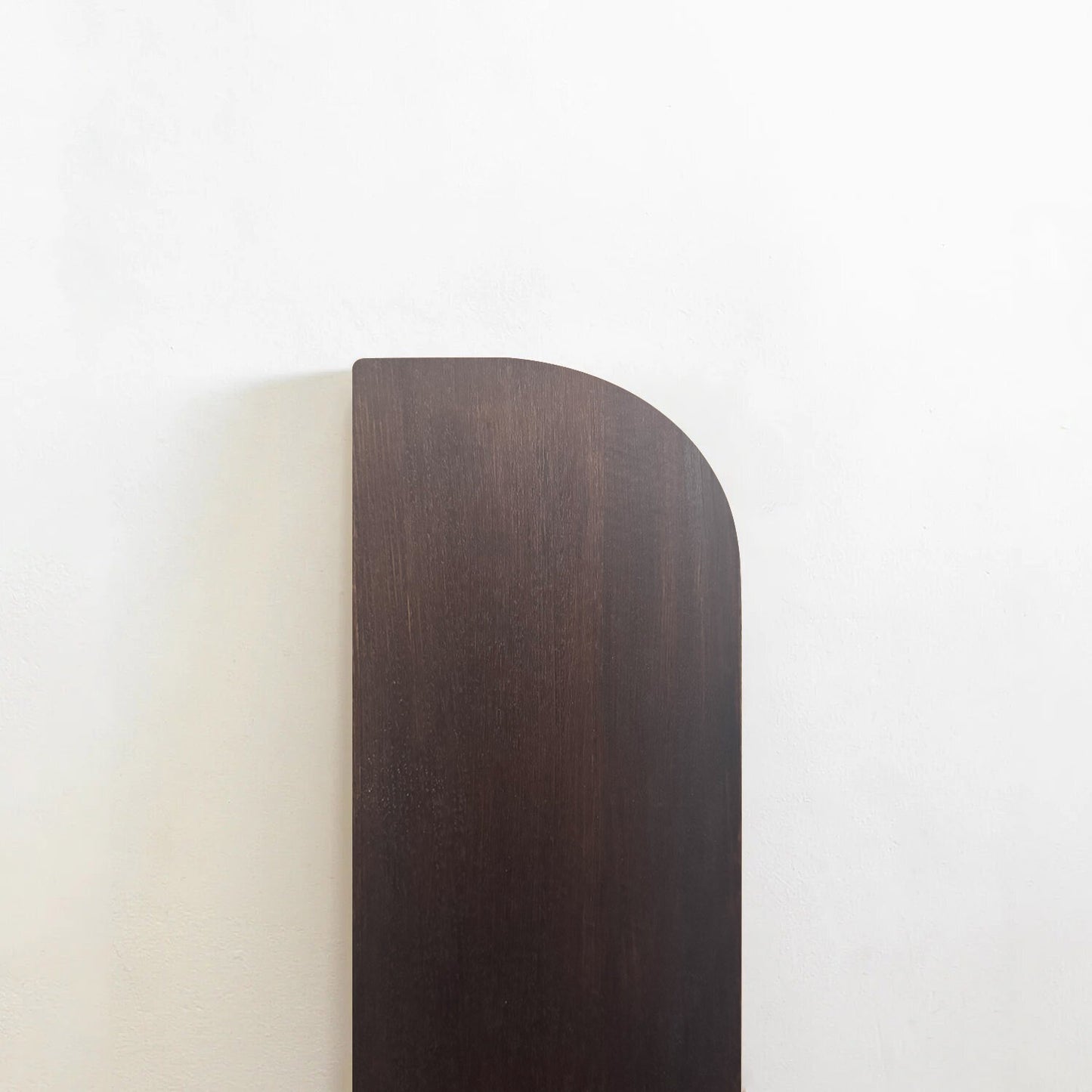 Curved Floating Shelf (Walnut stain)