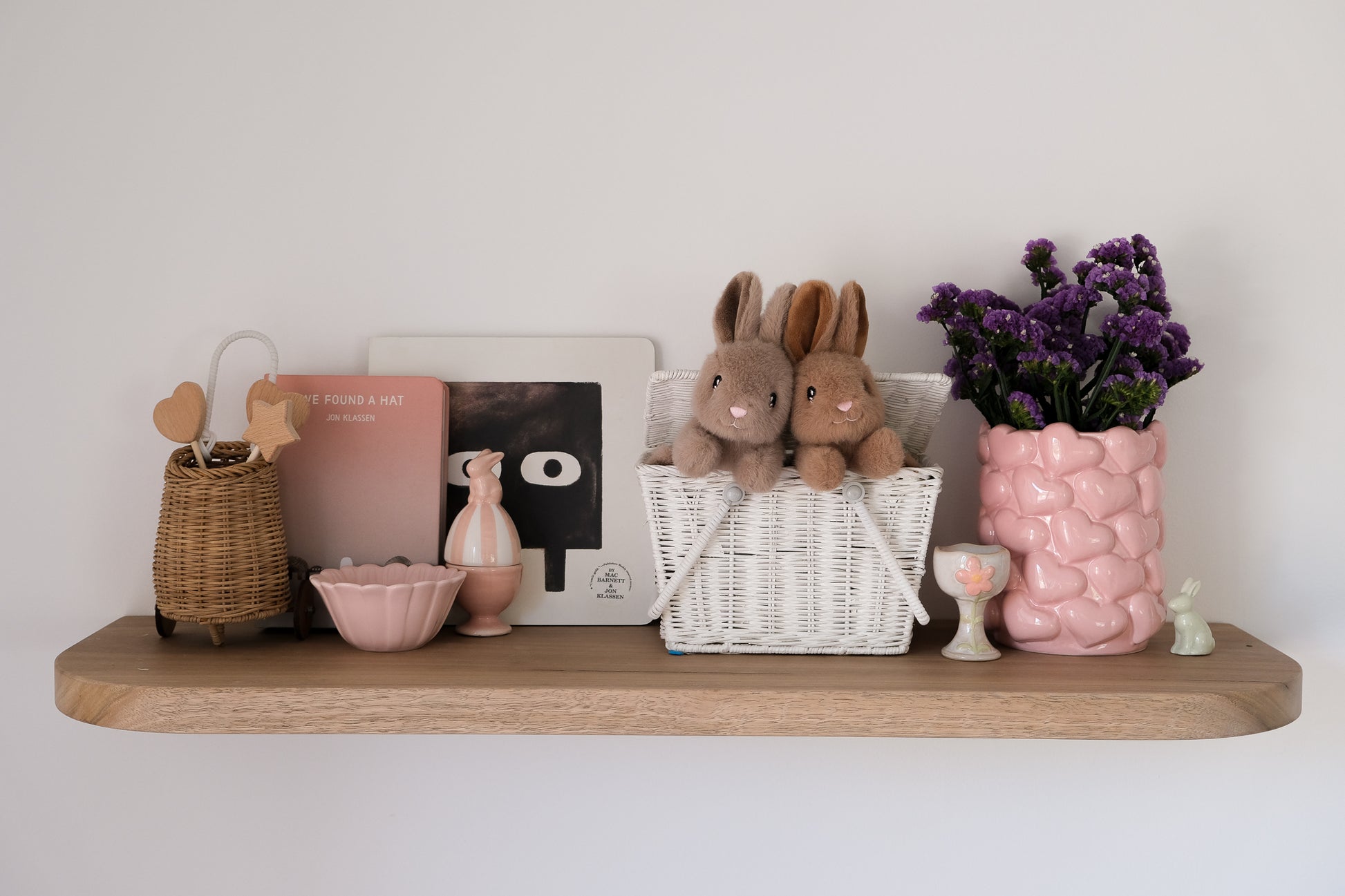 Curved Floating Shelf Spotted Gum