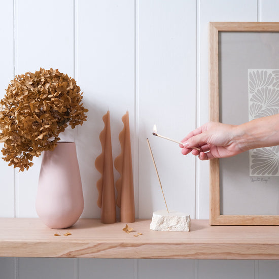 seaweed pillar candle