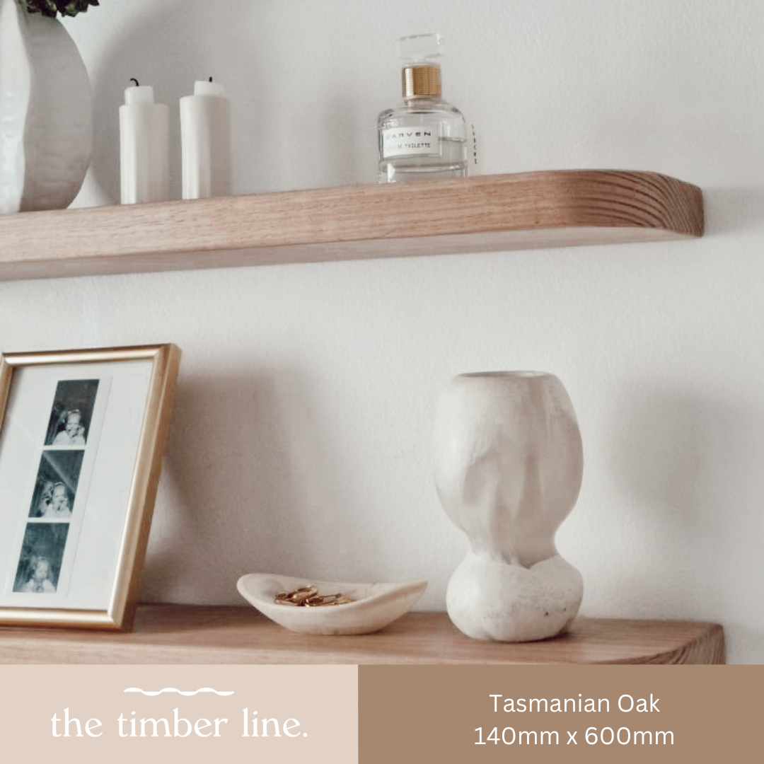 Curved Floating Shelf