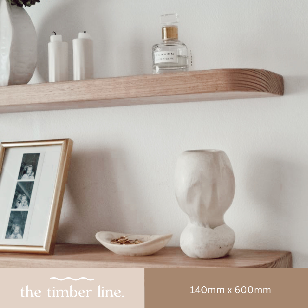 Curved Floating Shelf
