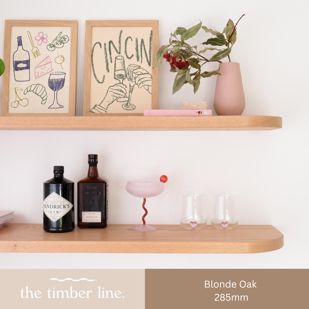 Curved Floating Shelf