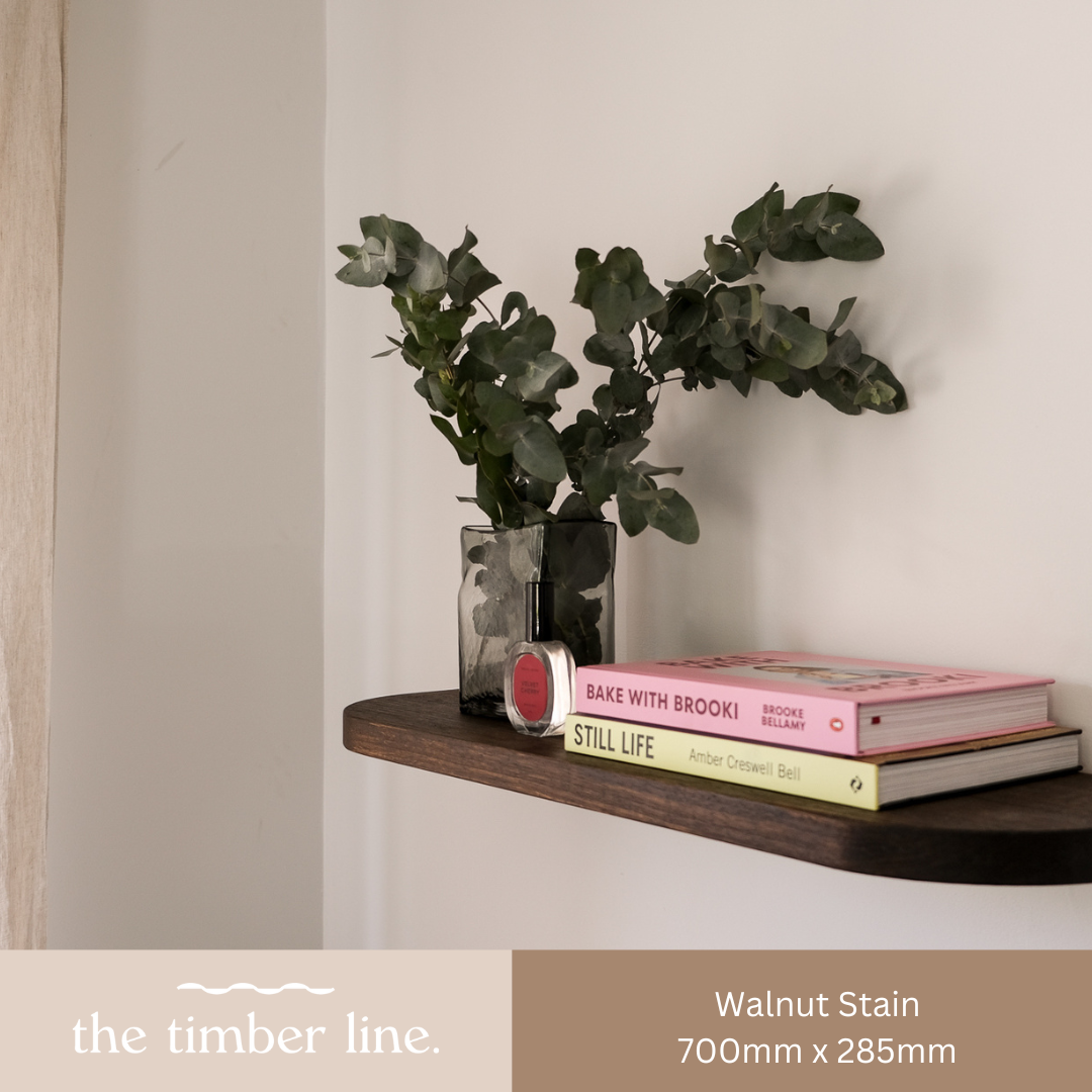 Curved Floating Shelf