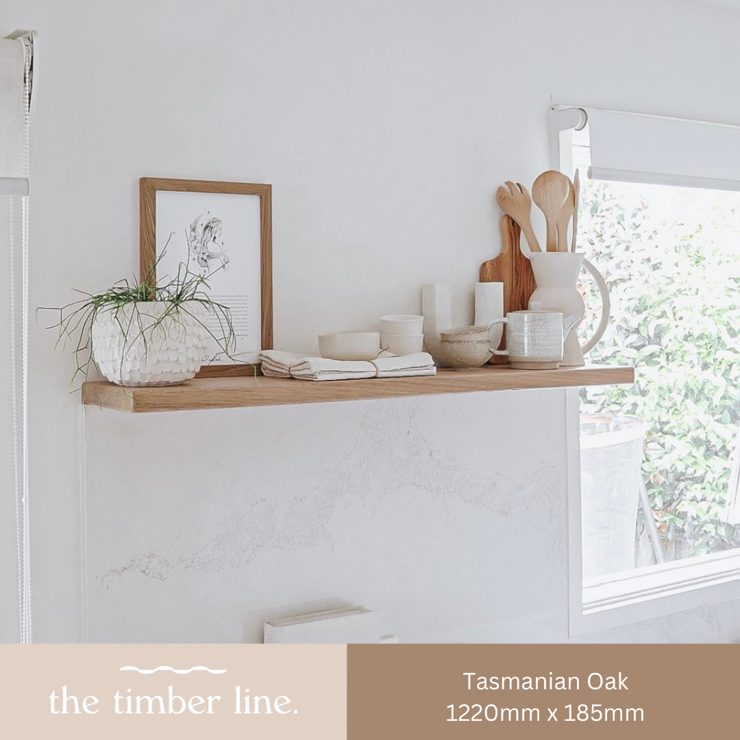 Timber floating shelves 1220mm * 185mm