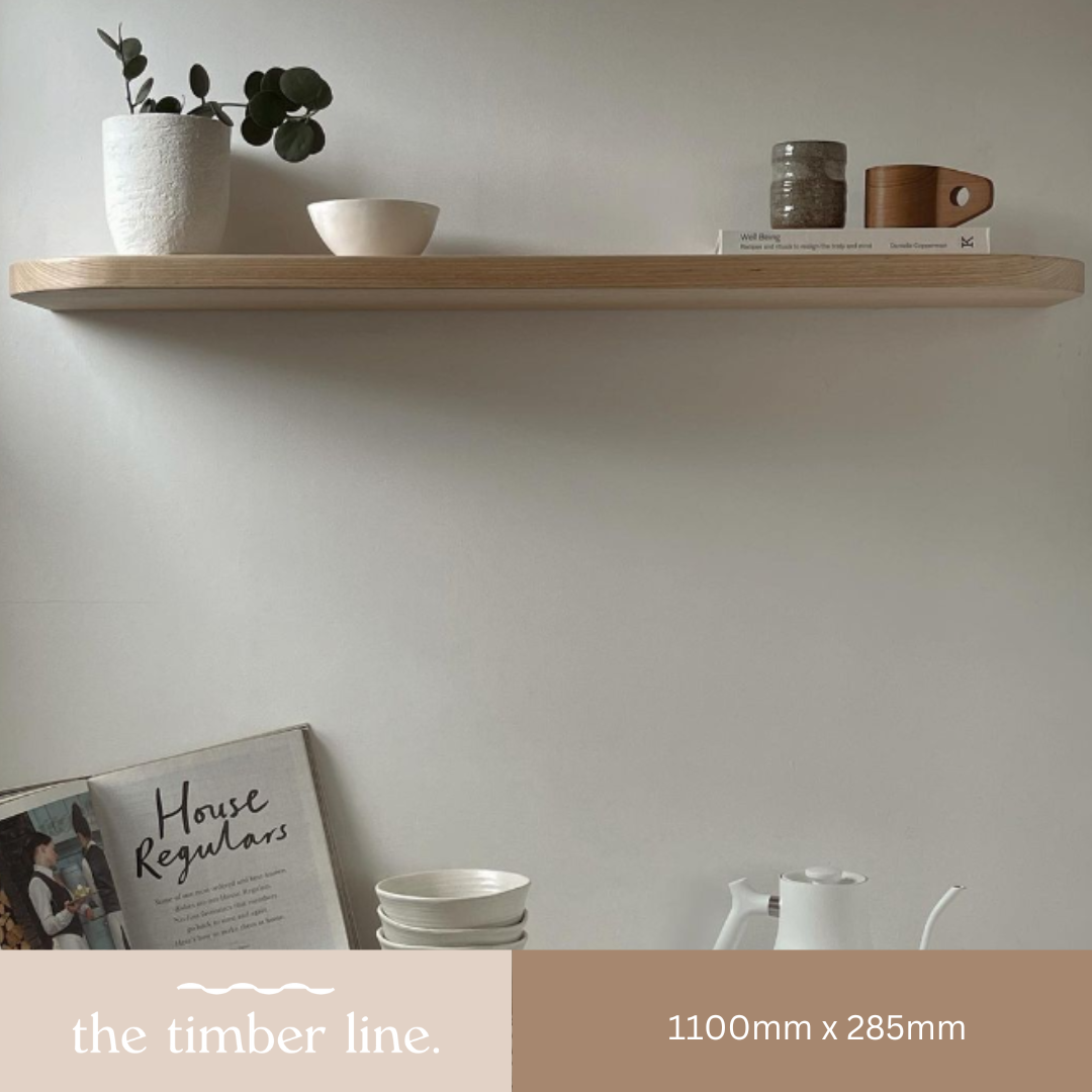 Curved Floating Shelf