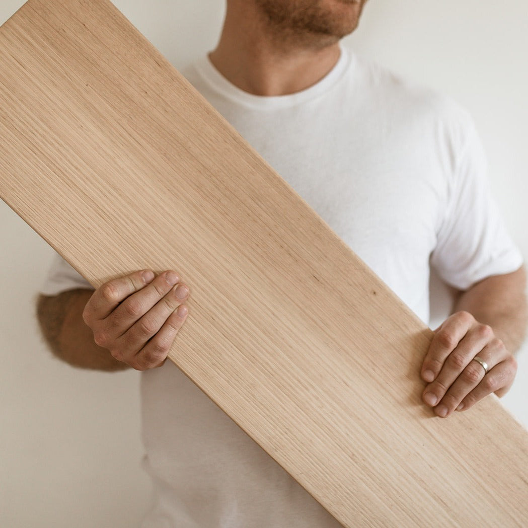 timber floating shelf