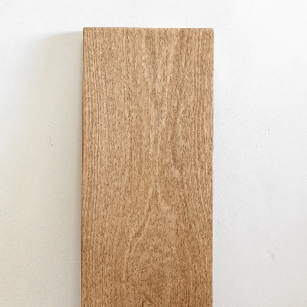 blonde oak floating shelf
