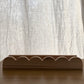 Scallop shelf in Tasmanian Oak 600mm warehouse sale