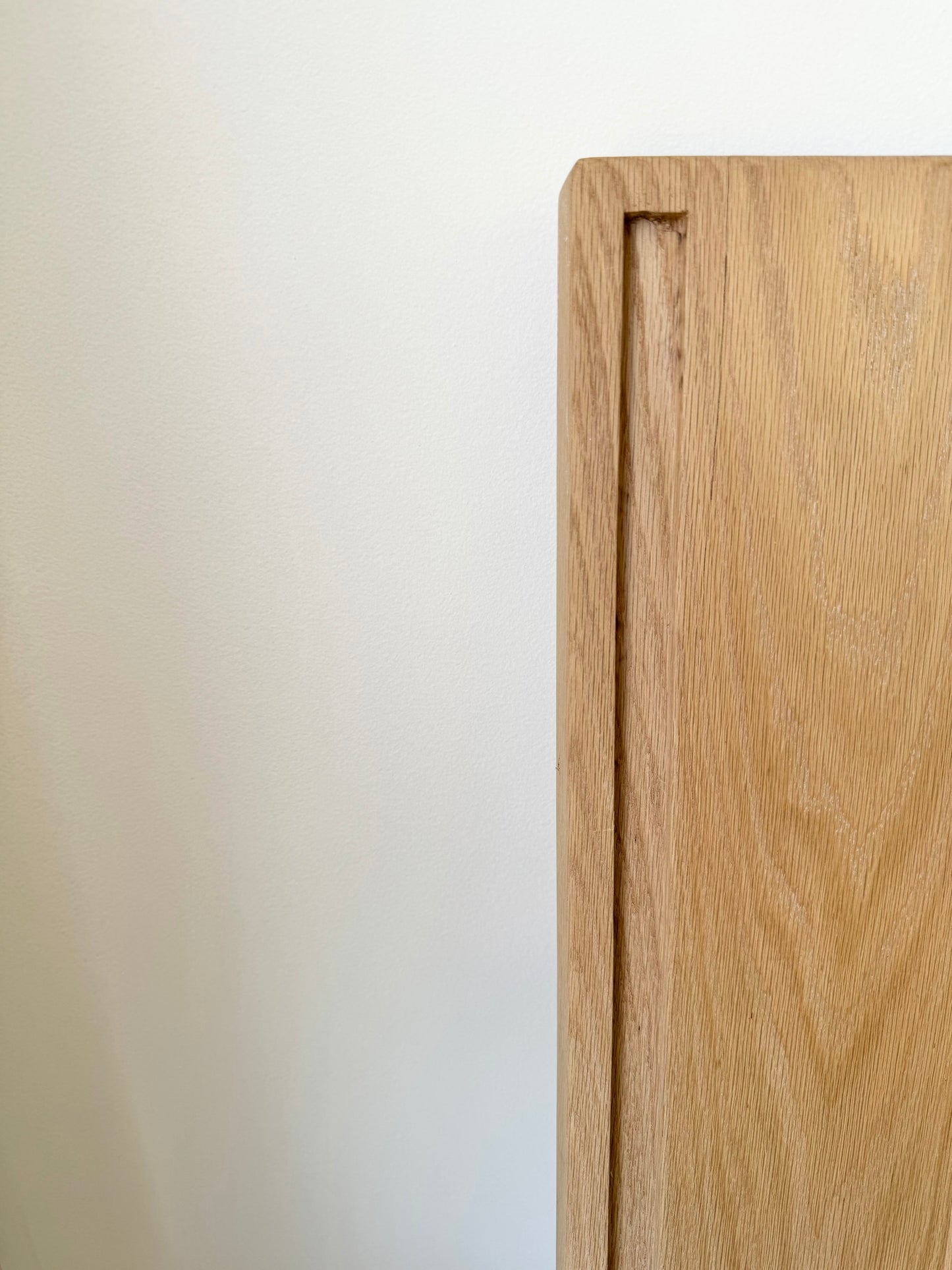 Floating Shelf in Blonde Oak - with LED rebate - 285mm x 1320mm - warehouse sale