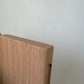Curved Floating Shelf in Blonde Oak - 285mm x 750mm - warehouse sale
