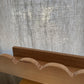 Scallop shelf in Tasmanian Oak 900mm warehouse sale