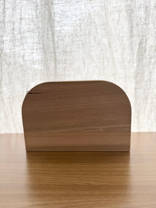 Curved Floating Shelf in Tasmanian Oak 200mm D x 300mm W - Warehouse Sale