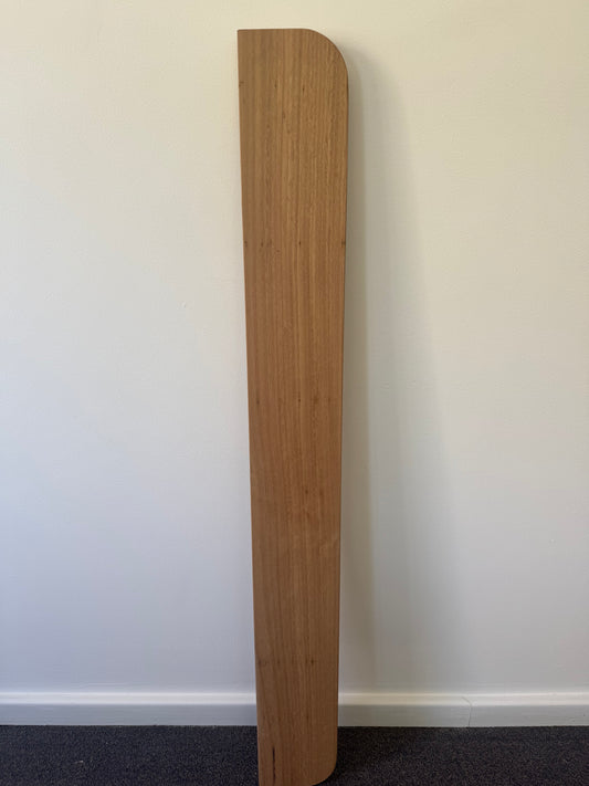 Curved Floating Shelf (both ends) in Blackbutt - 140mm x 1200mm - warehouse sale