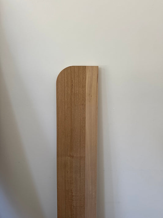 Curved (one side) Floating Shelf in Tasmanian Oak - 200mm x 1270mm - warehouse sale