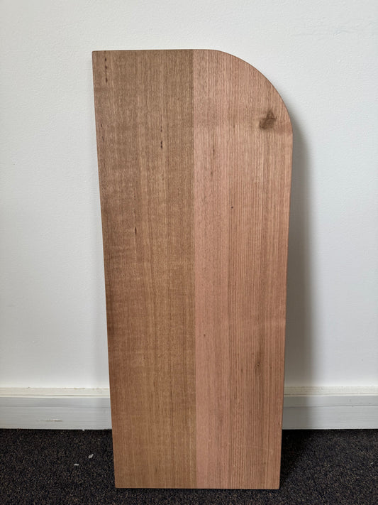 Curved Floating Shelf in Tasmanian Oak - 285mm x 700mm - warehouse sale