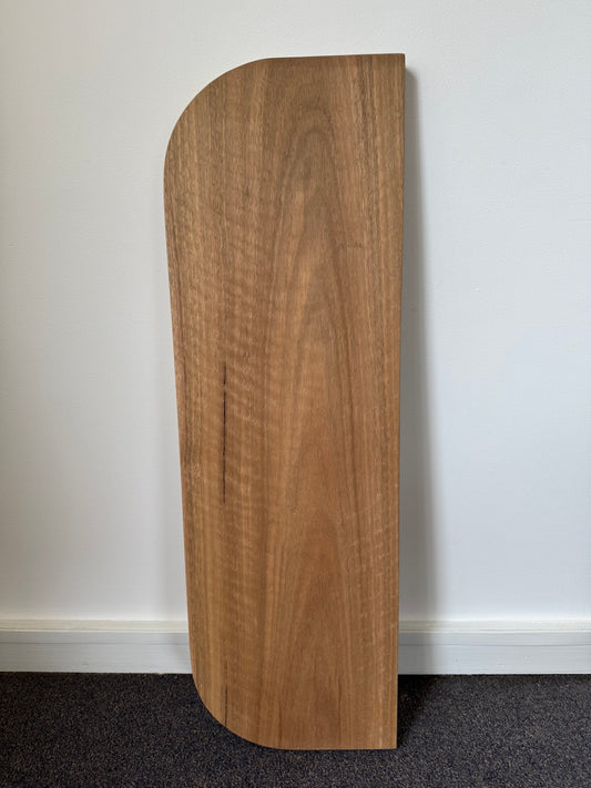 Curved Floating Shelf in Spotted Gum - 285mm x 900mm - warehouse sale