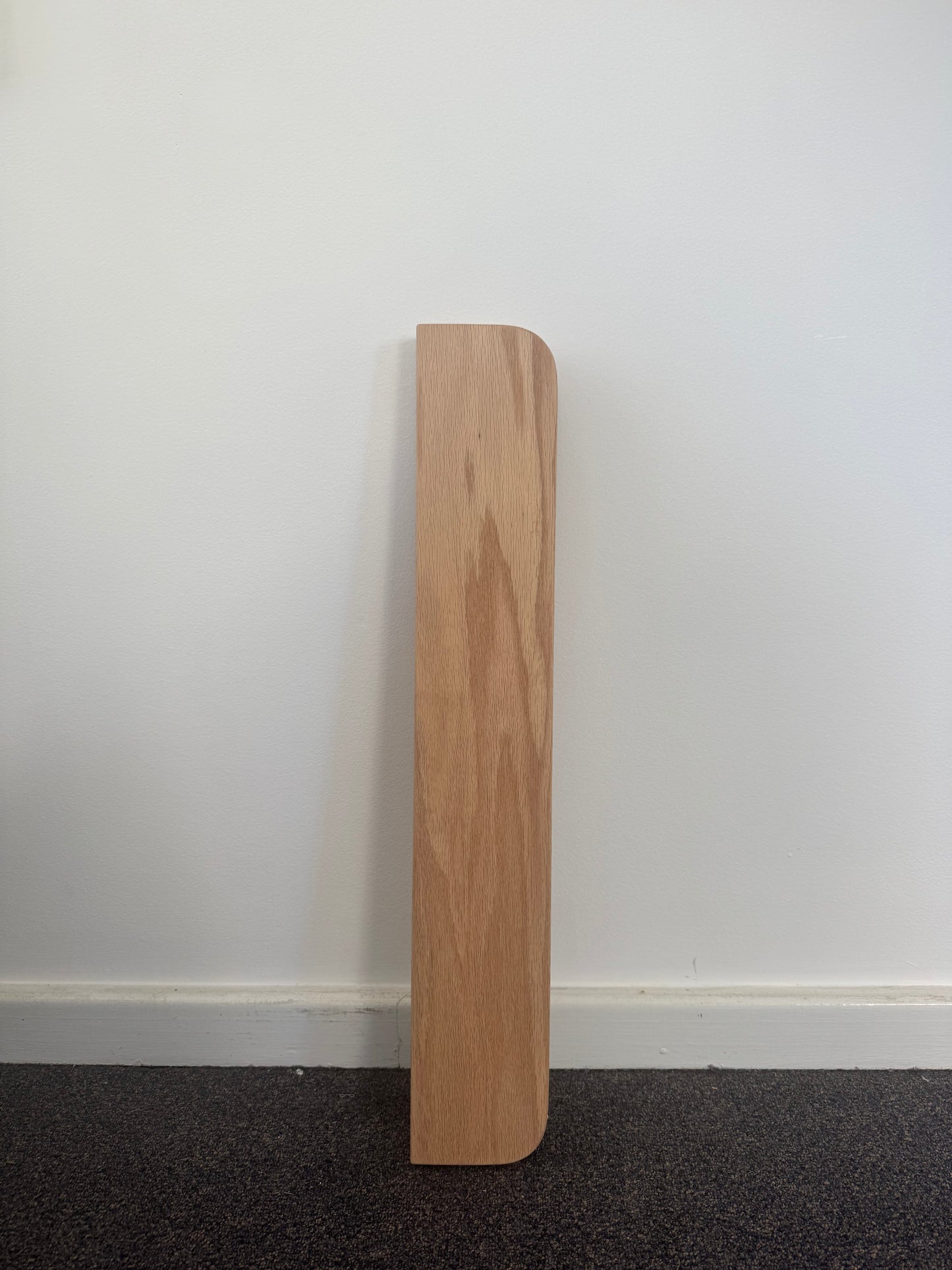Curved (both ends) Floating Shelf in Blonde Oak - 100mm x 600mm - warehouse sale