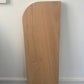 Curved (both ends) Floating Shelf in Blonde Oak  - 285mm x 800mm - warehouse sale