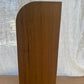 Curved Floating Shelf in Tasmanian Oak (one end curved) - 180mm x 415mm - warehouse sale