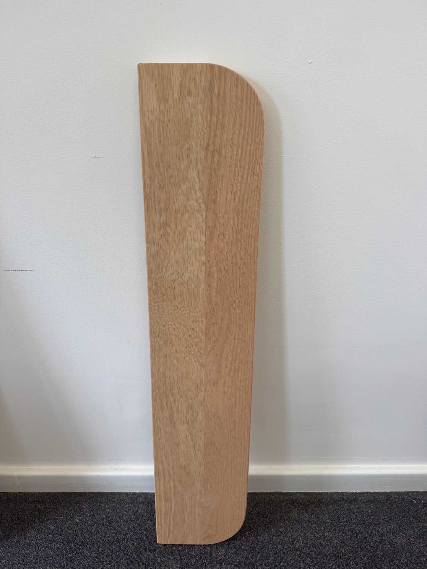 Curved Floating Shelf in American Oak  - 185mm x 900mm - warehouse sale