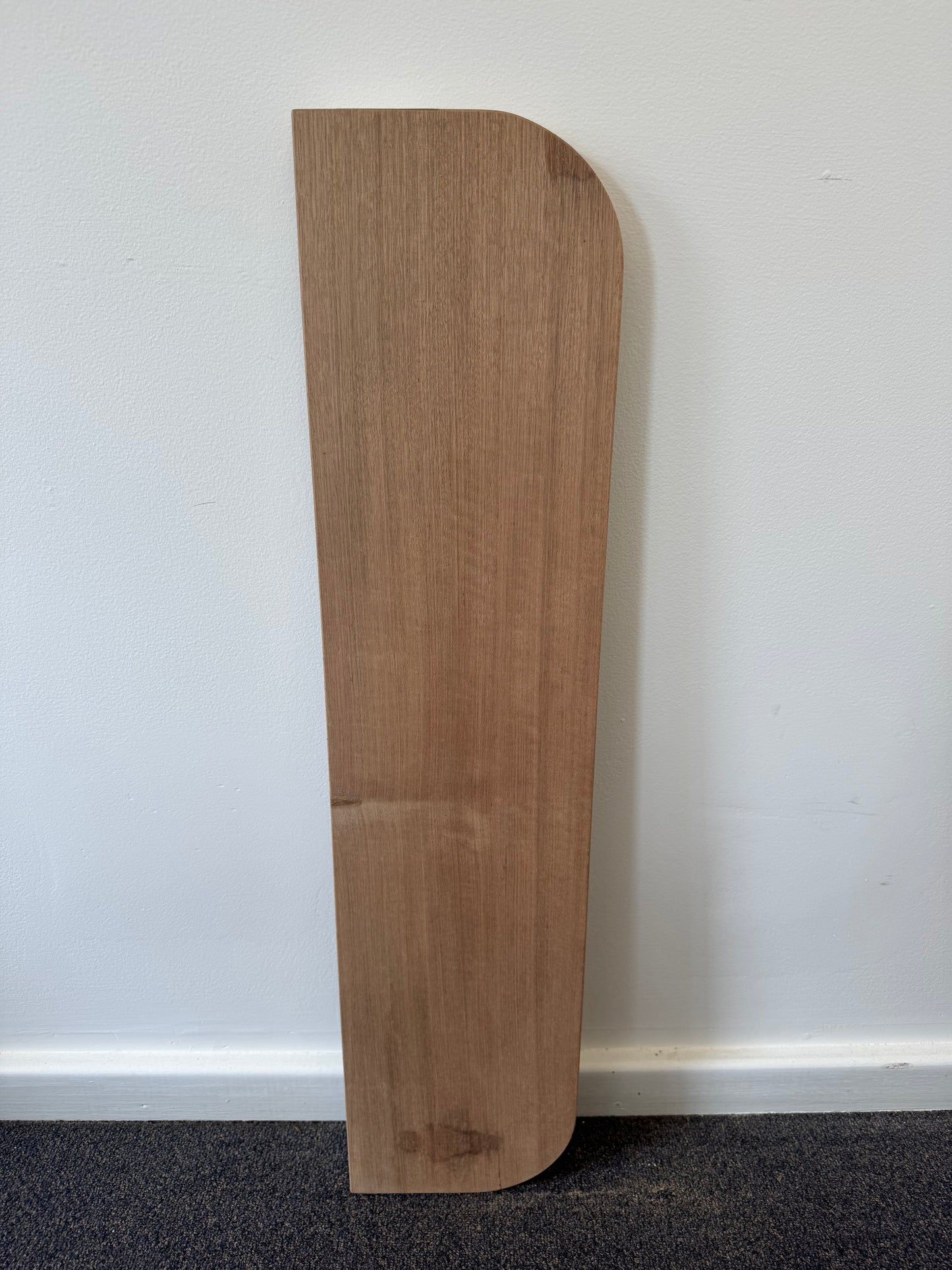Curved Floating Shelf in Tasmanian Oak  - 185mm x 800mm - warehouse sale