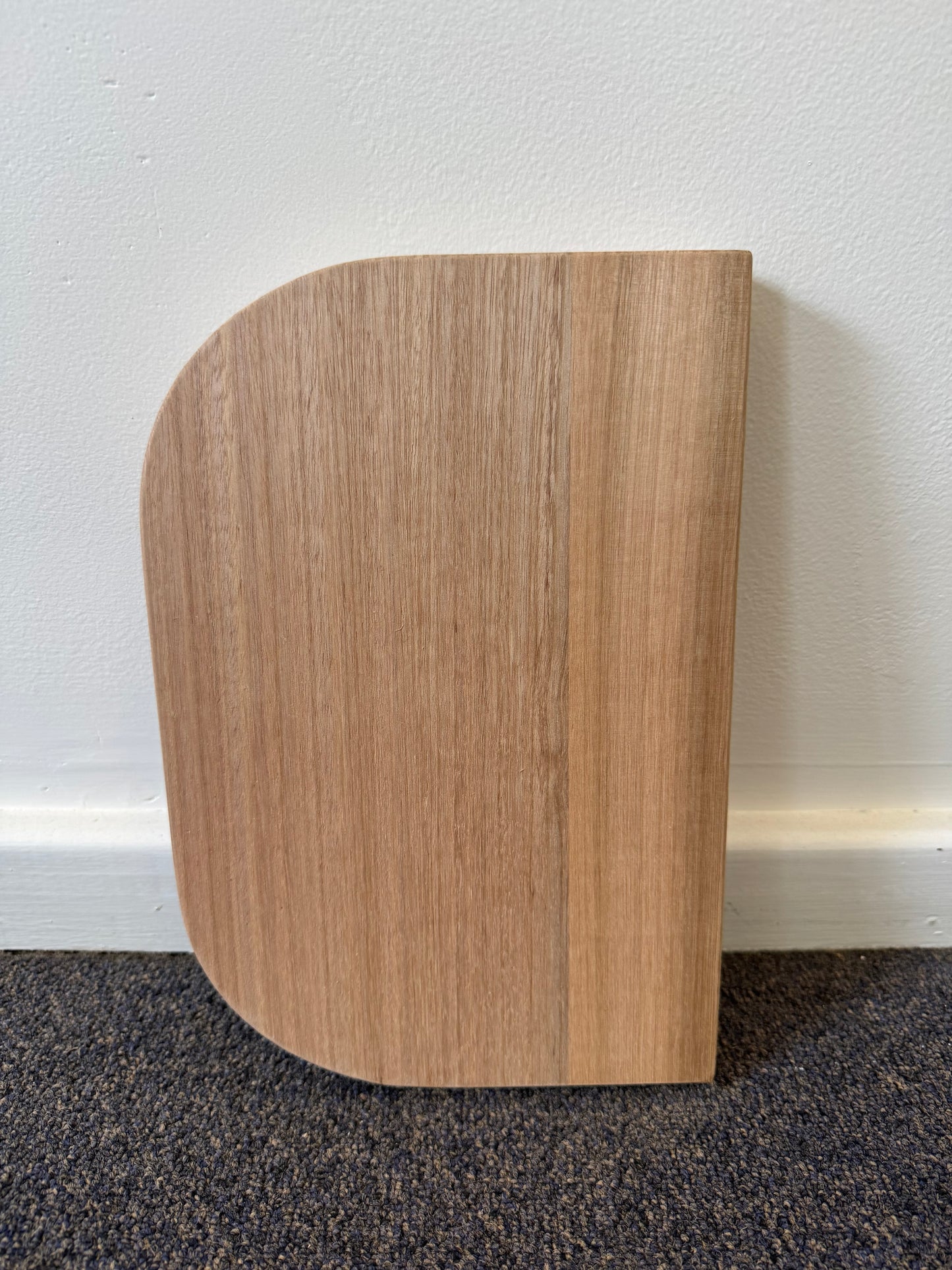 Curved Floating Shelf in Tasmanian Oak  - 200mm x 300mm - warehouse sale