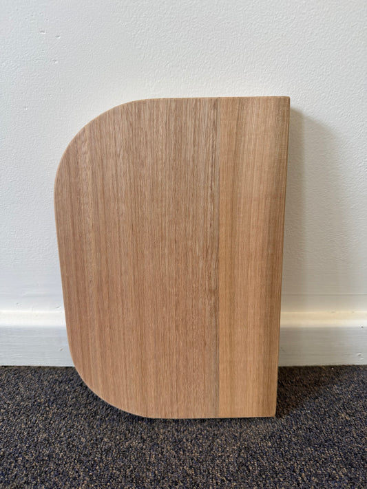 Curved Floating Shelf in Tasmanian Oak  - 200mm x 300mm - warehouse sale