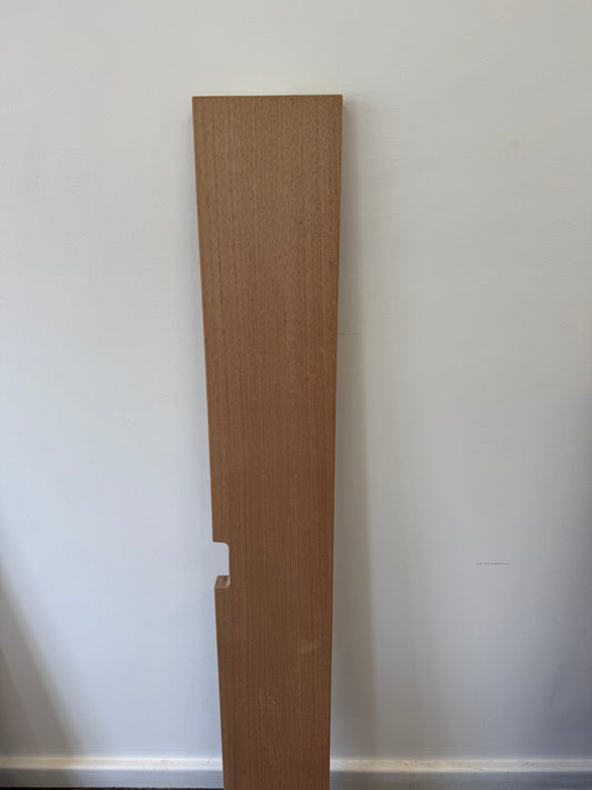 Floating Shelf in Tasmanian Oak (with cord notch) - 185mm x 1300mm - warehouse sale