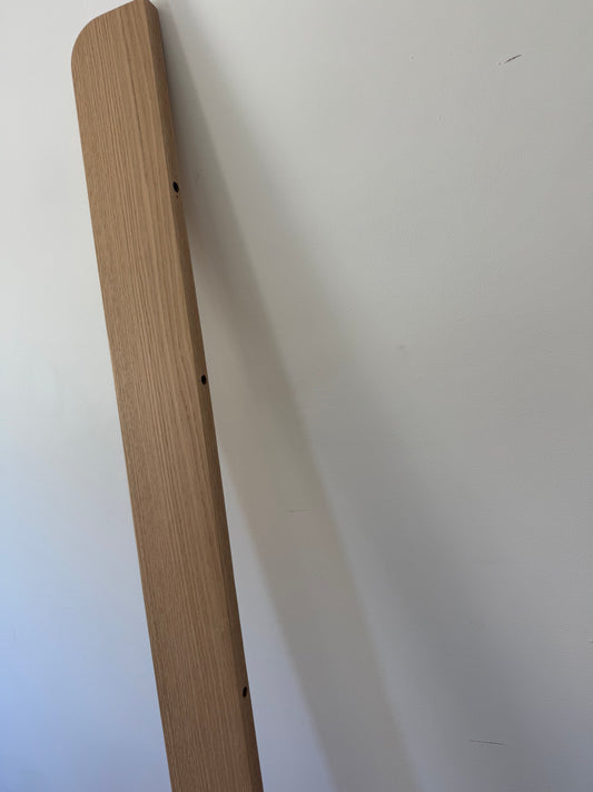 Curved Floating Shelf in American Oak - 140mm x 1800mm - warehouse sale