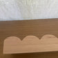 Scallop Shelf in Tasmanian Oak (with sides)- 125mm x 390mm - warehouse sale