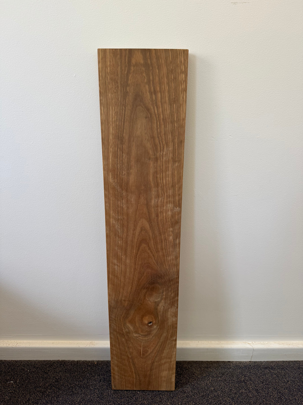 Floating shelf in Spotted Gum (transit damage) - 185mm x 900mm - warehouse sale