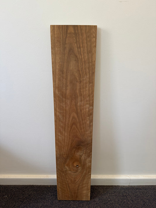 Floating shelf in Spotted Gum (transit damage) - 185mm x 900mm - warehouse sale