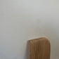 Curved (both ends) Floating Shelf in Tasmanian Oak with bullnose - 185mm x 500mm x 19mm - warehouse sale