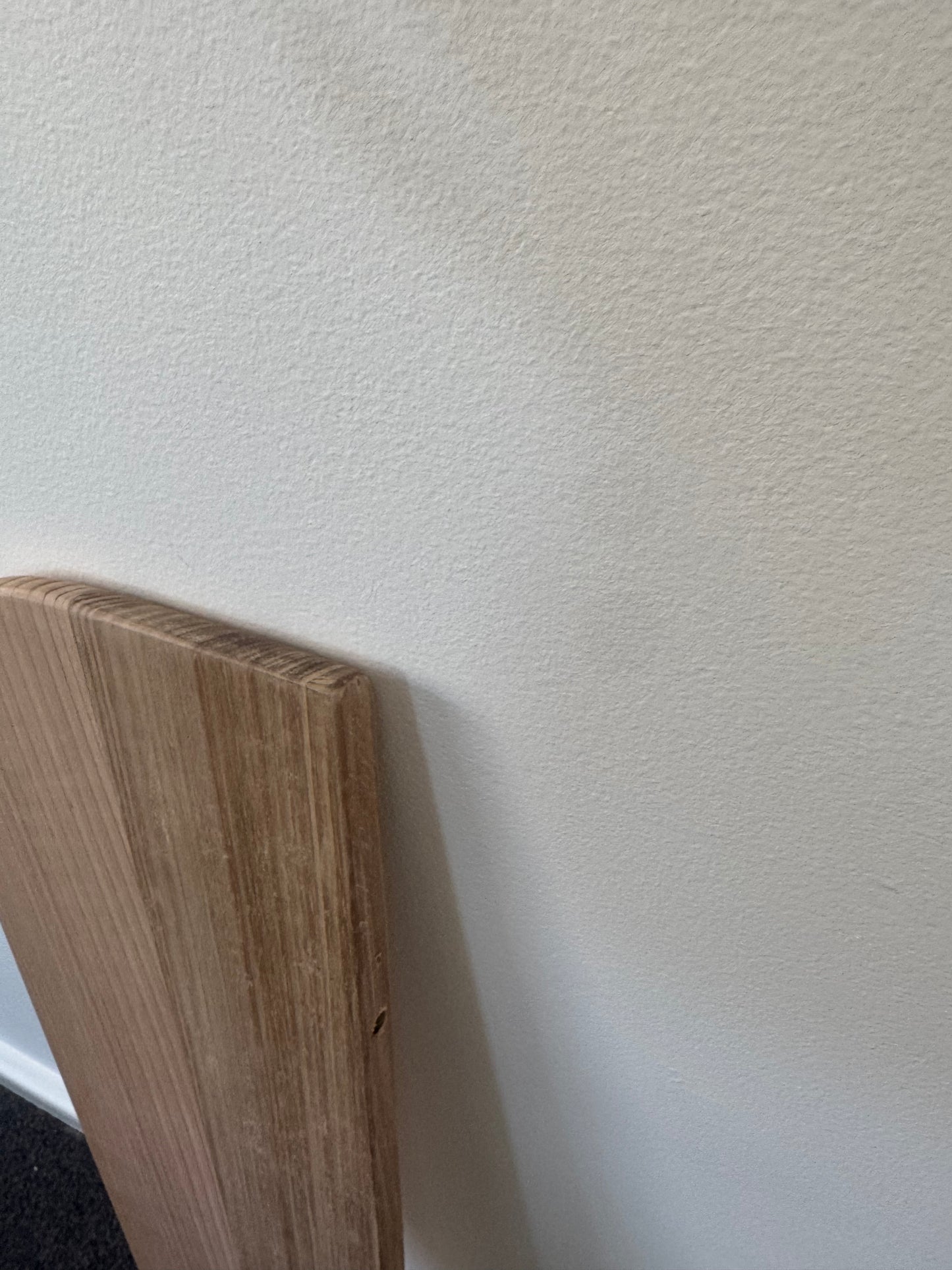 Curved (both ends) Floating Shelf in Tasmanian Oak with bullnose - 185mm x 750mm x 19mm - warehouse sale